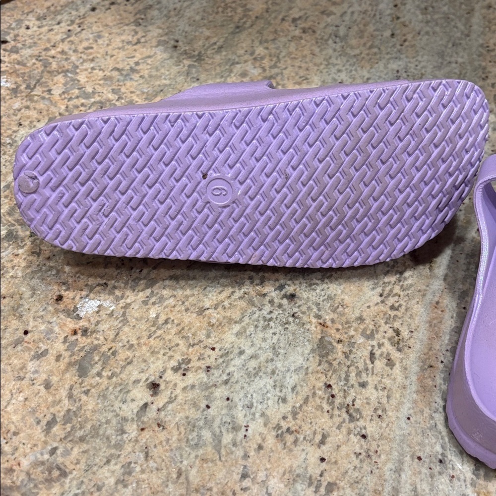 Womans Purple Sandals - Picture 7 of 11